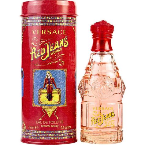 red versace perfume women.